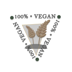 100% vegan product icon