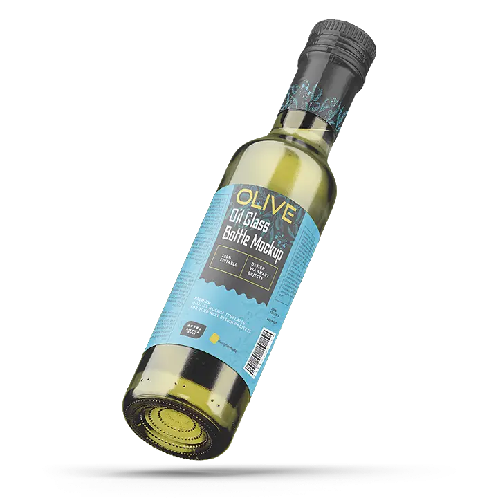 250ml olive oil private label example with custom product label