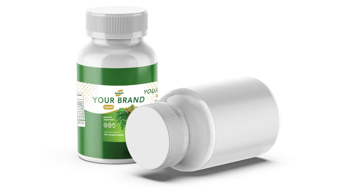 international standard private label herbal products capsules bottles ready for bespoke customer branding by na supplements