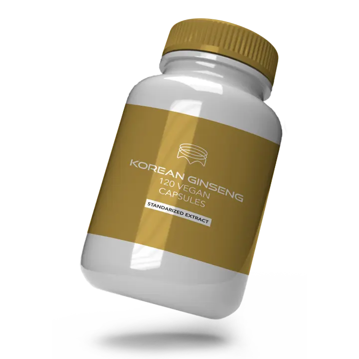 image of 120 capsules ginseng bottle by na supplements