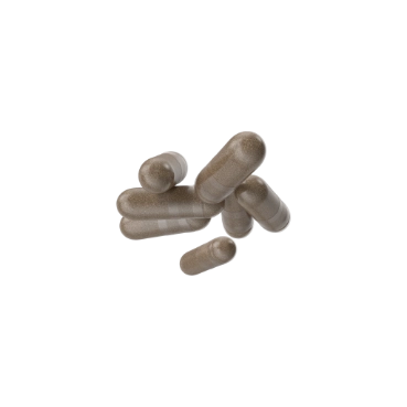 7 see-through supplement capsules