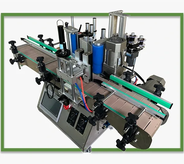 side angle of na supplements fully atomatic label applicator machine available all over the uk