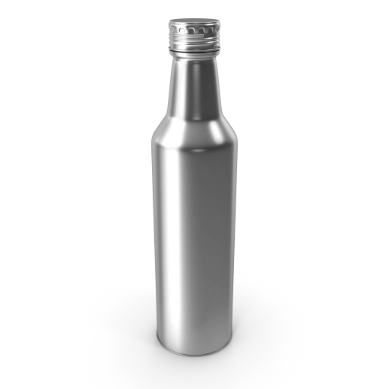 slim 3d aluminum bottle