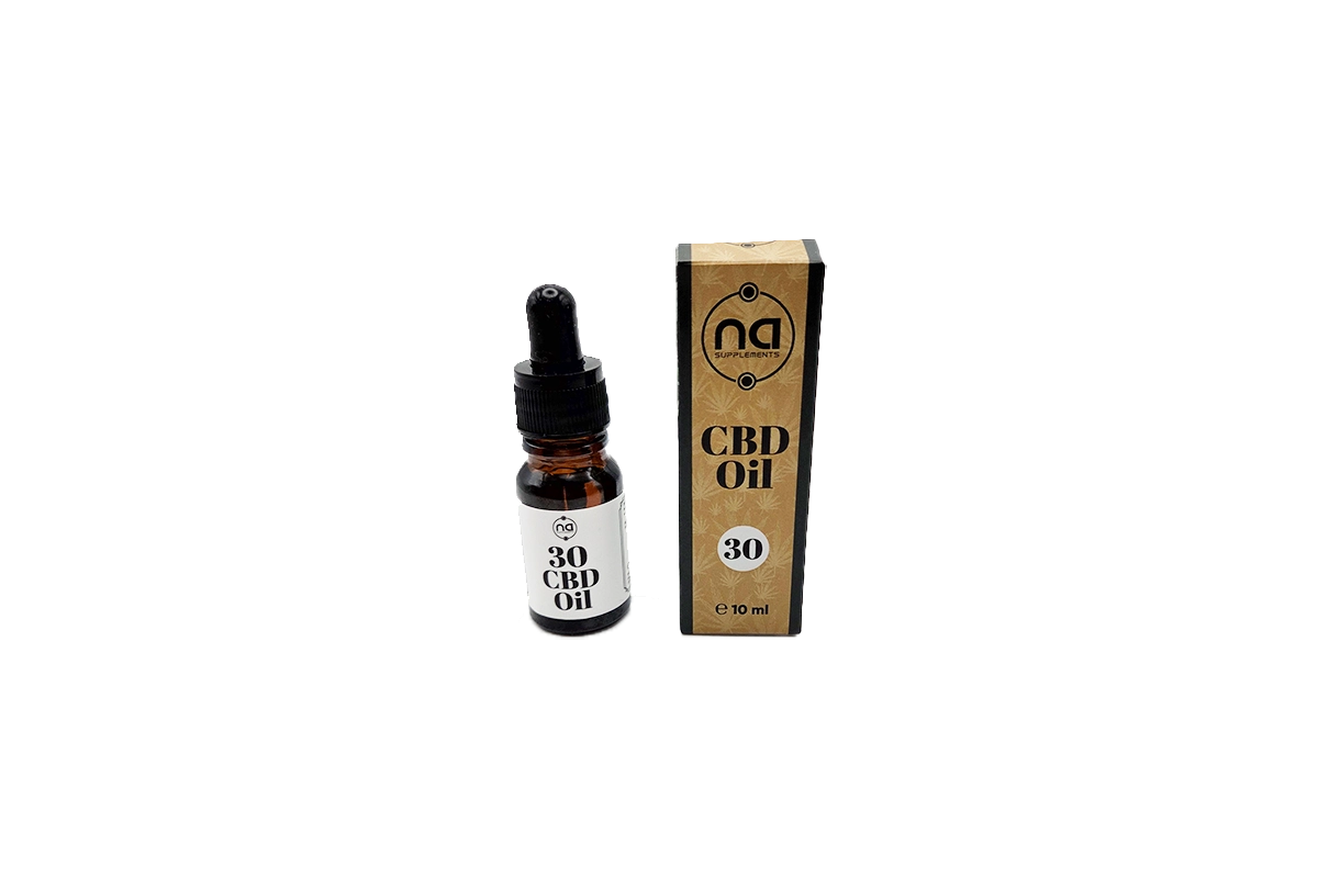 cbd full spectrum oil 30% mct carrier 10ml bottle product image